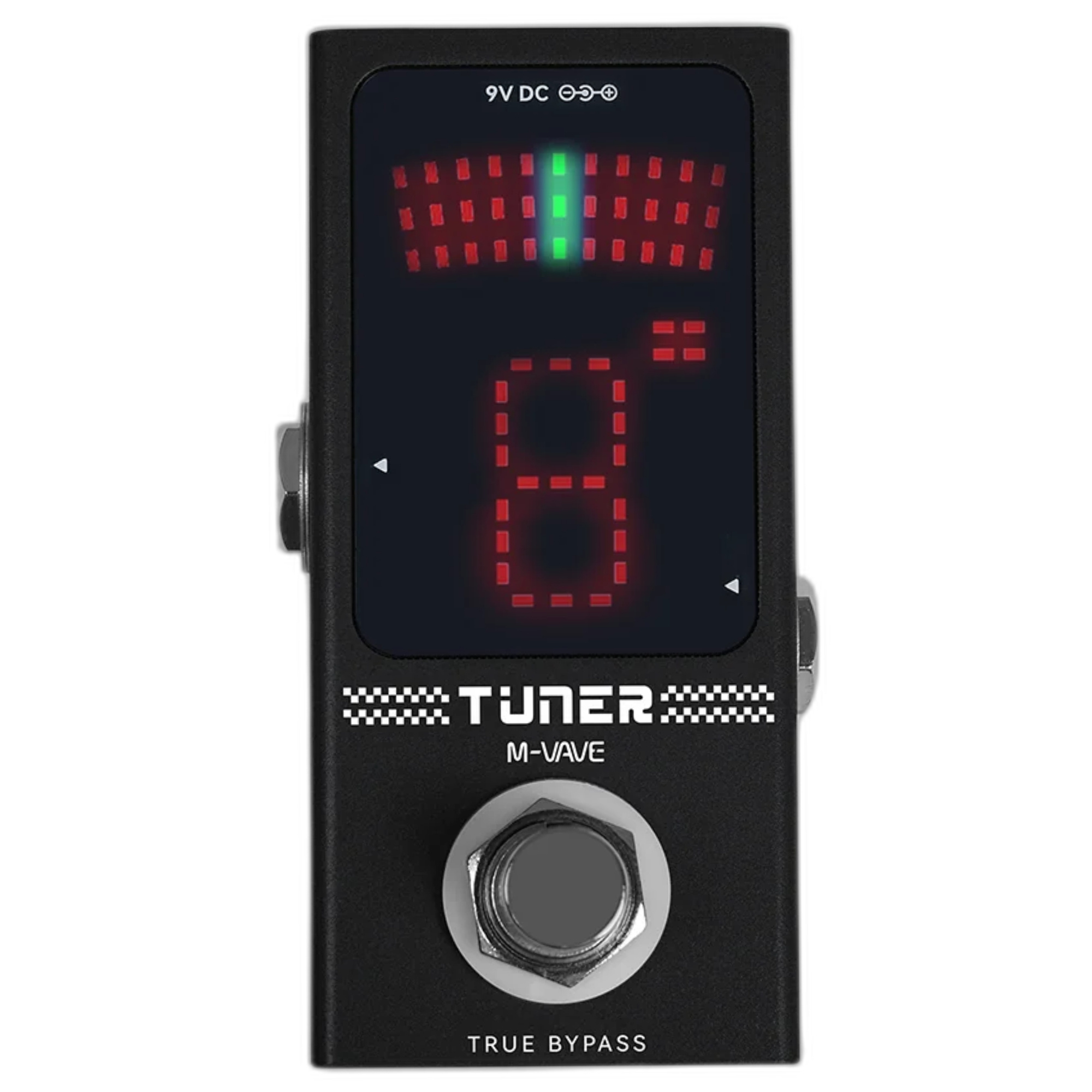 M-Vave TUNER BLACK Chromatic Tuner Gitar Pedalı